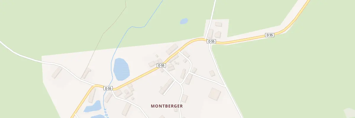 Plan du 4 Montberger à Saint-Chabrais