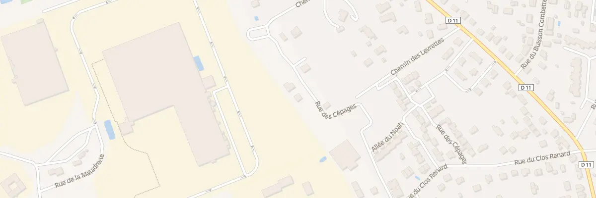 Plan du 21 Rue des Cépages à Châteauneuf-sur-Loire