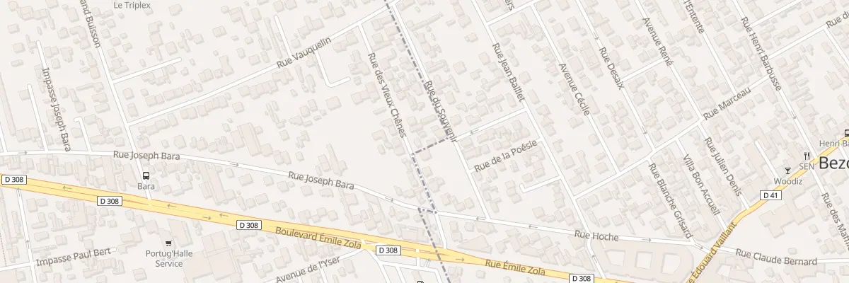 Plan du 8 Rue des Vieux Chenes à Houilles
