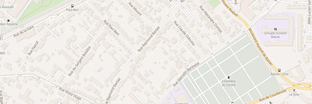 Plan du 130 Rue Raymond Barbet à Nanterre