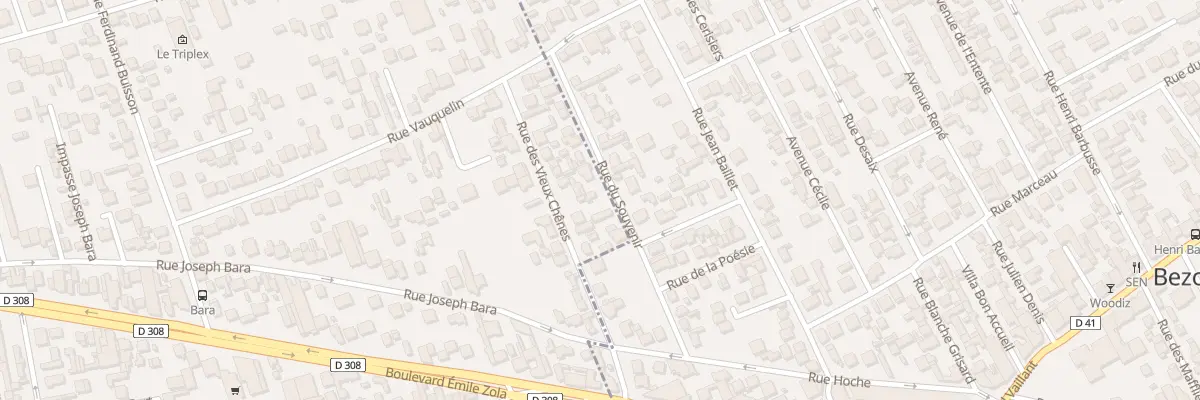 Plan du 23B Rue du Souvenir à Houilles