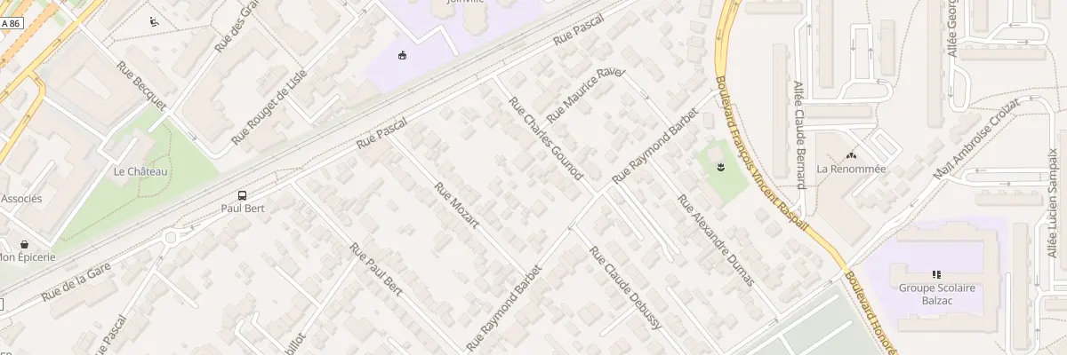 Plan du 15 Rue Charles Gounod à Nanterre
