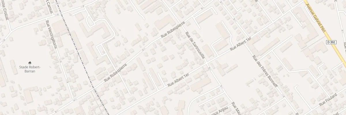 Plan du 50 Rue Albert 1er à Bezons