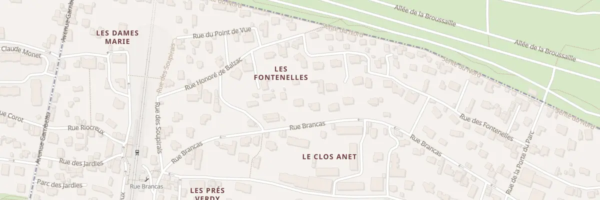 Plan du 114 Rue Brancas à Sèvres