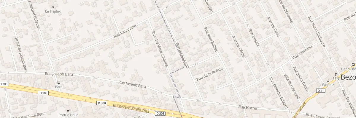 Plan du 23 Rue du Souvenir à Houilles