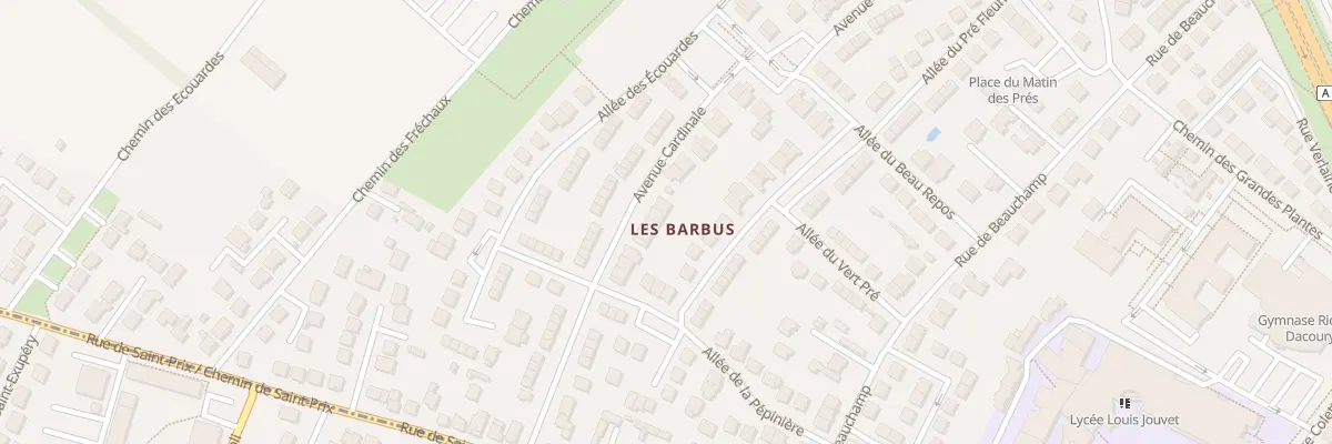 Plan du 30 Av Cardinale à Taverny