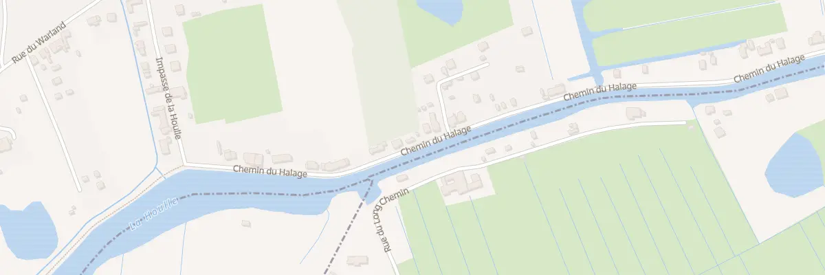 Plan du 16 Che du Halage à Houlle