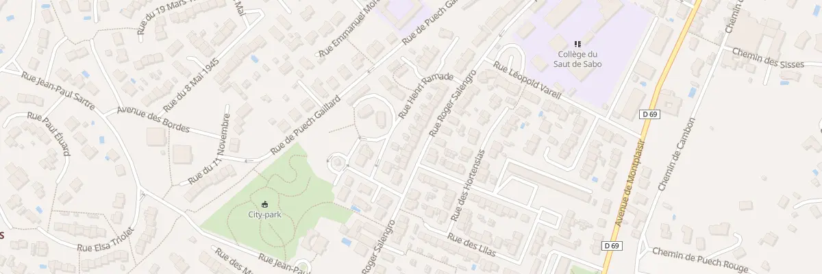 Plan du 76 Rue Roger Salengro à Saint-Juéry