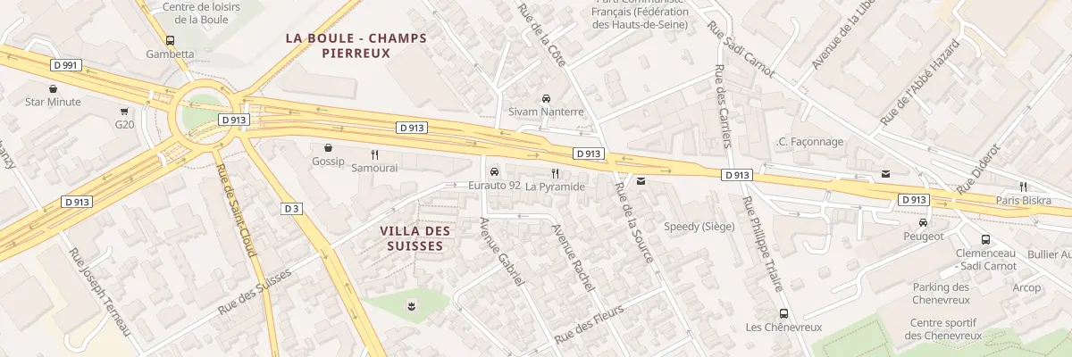 Plan du 46 Av Georges Clemenceau à Nanterre