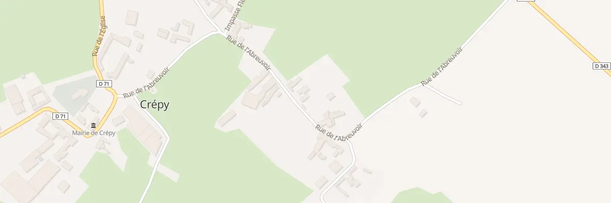 Plan du 16 Rue de l’Abreuvoir à Crépy
