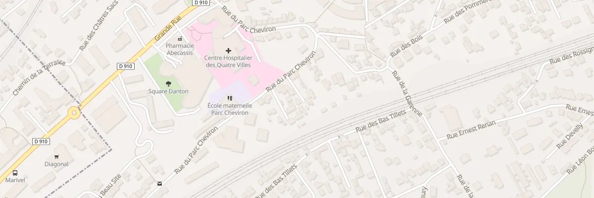 Plan du 4 Rue Alphonse Karr à Sèvres