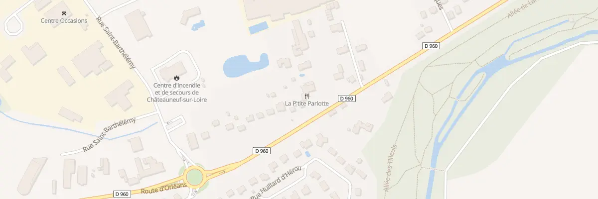 Plan du 54 Rte d’Orléans à Châteauneuf-sur-Loire