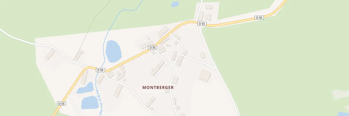 Plan du 8 Montberger à Saint-Chabrais