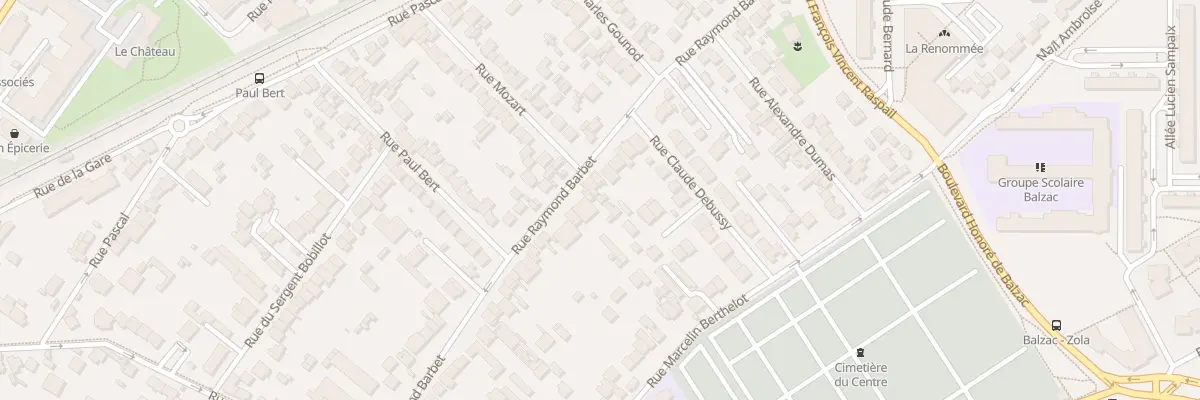 Plan du 142 Rue Raymond Barbet à Nanterre