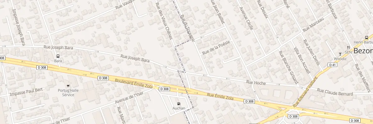 Plan du 8 Rue des Vieux Chênes à Bezons