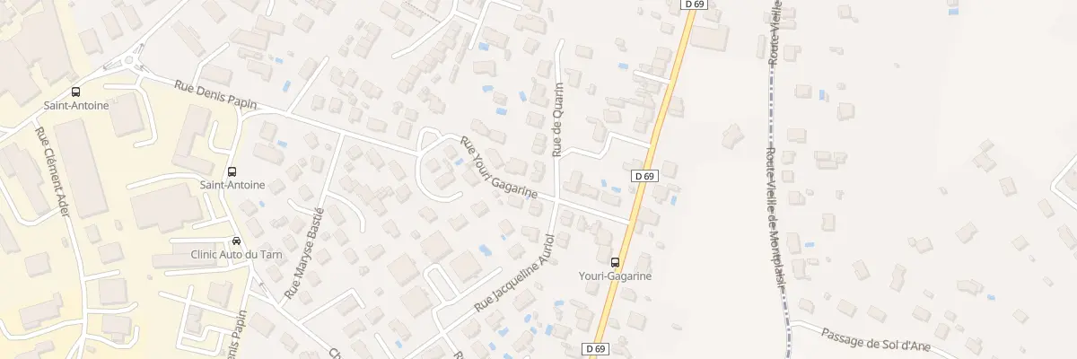 Plan du 1 Rue de Quarin à Saint-Juéry