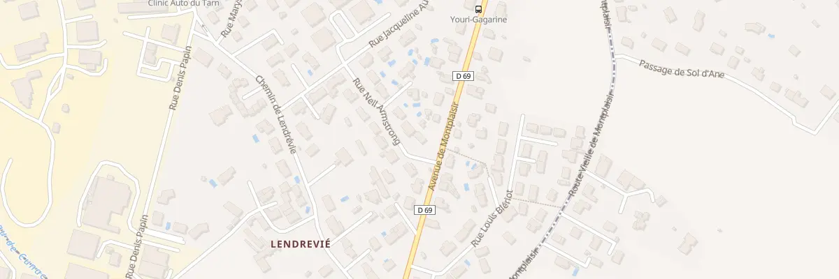 Plan du 2 Rue Neil Amstrong à Saint-Juéry