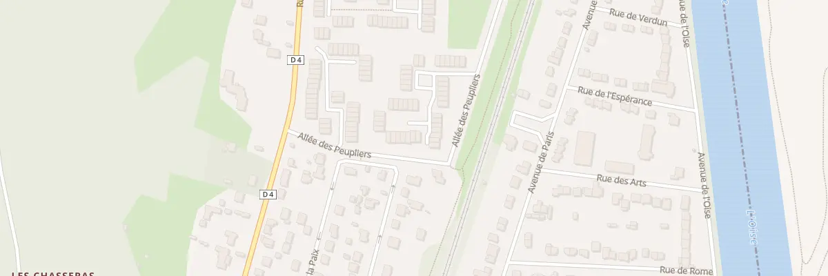 Plan du 4 Sq d’Anjou à Parmain