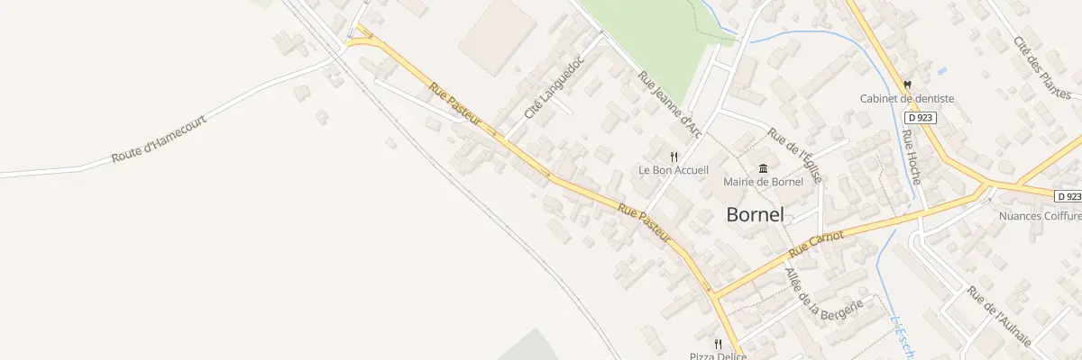 Plan du 28 Rue Pasteur à Bornel