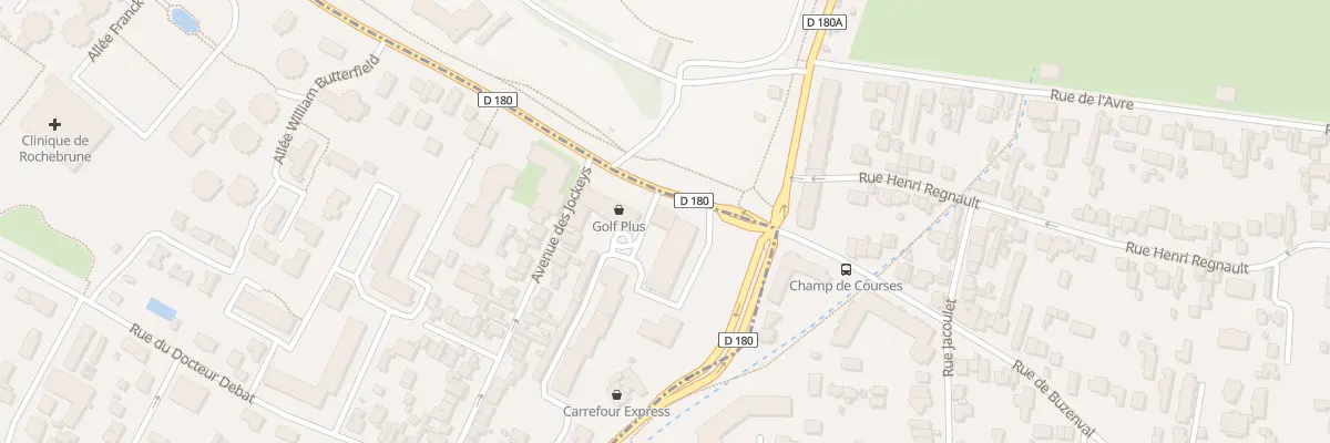 Plan du 2 Rue du Docteur Debat à Garches