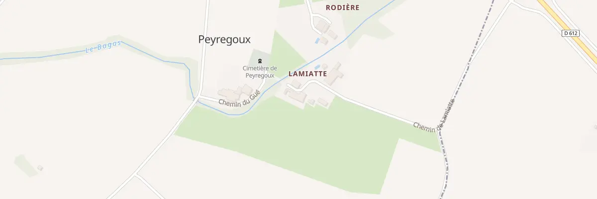 Plan du 5031 Lamiatte à Peyregoux