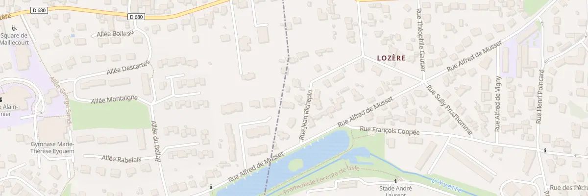 Plan du 20 Rue Jean Richepin à Palaiseau