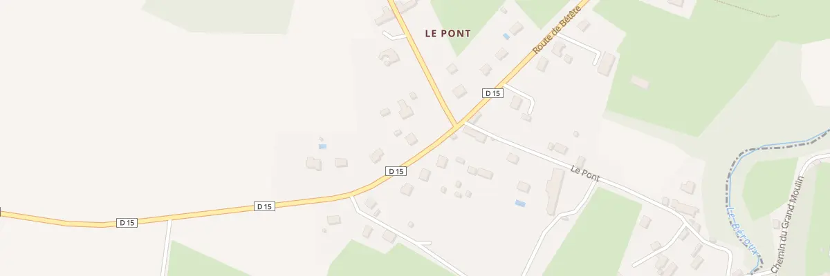 Plan du 39 Le Pont à Boussac-Bourg