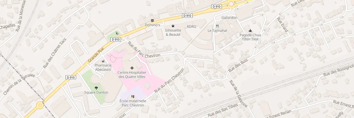 Plan du 16 Rue du Parc Cheviron à Sèvres