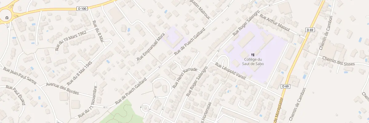 Plan du 8 Rue Henri Ramade à Saint-Juéry