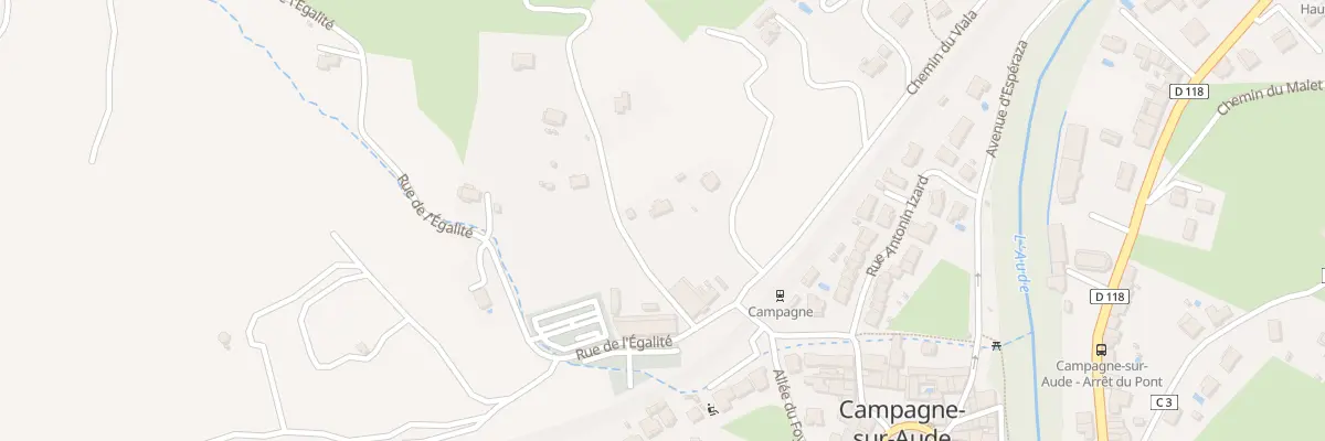 Plan du 166 Soula Bielo à Campagne-sur-Aude