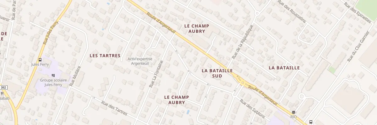 Plan du 23 Che Vx che de la Bataille à Cormeilles-en-Parisis