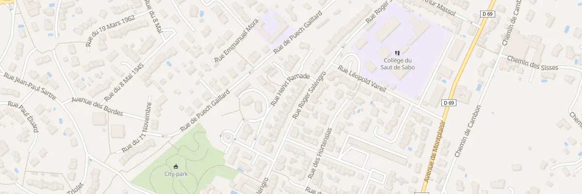 Plan du 64 Rue Roger Salengro à Saint-Juéry