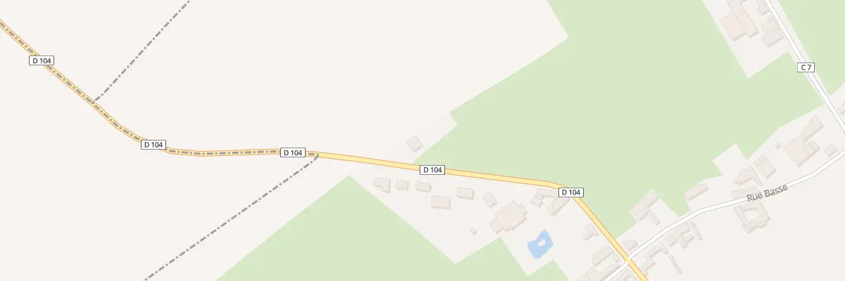 Plan du 24 Rte de Blangy à Humerœuille