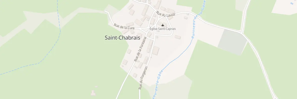 Plan du 6 Rue du Forgeron à Saint-Chabrais