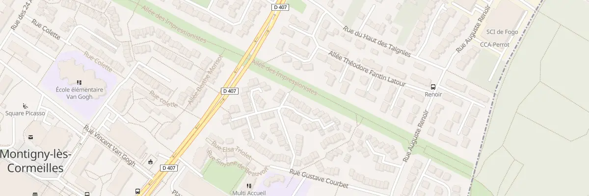 Plan du 3 Imp Lautreamont à Montigny-lès-Cormeilles