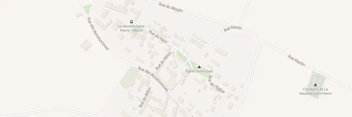 Plan du 2 Rue de l’Eglise à La Neuville-Saint-Pierre