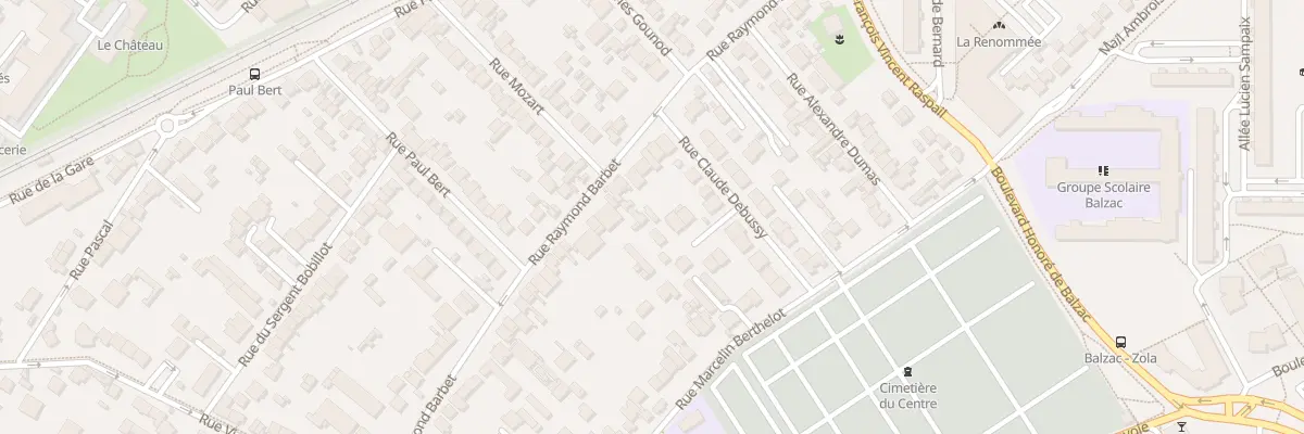 Plan du 144 Rue Raymond Barbet à Nanterre
