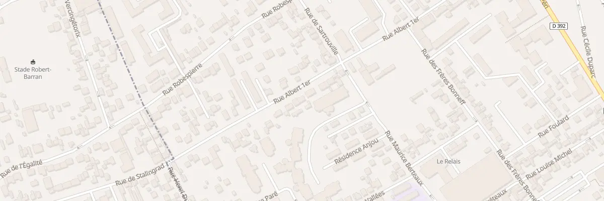 Plan du 59 Rue Albert 1er à Bezons