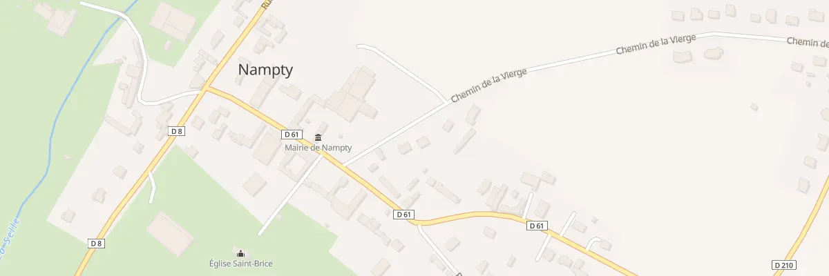 Plan du 5454F Che de la Vierge à Nampty