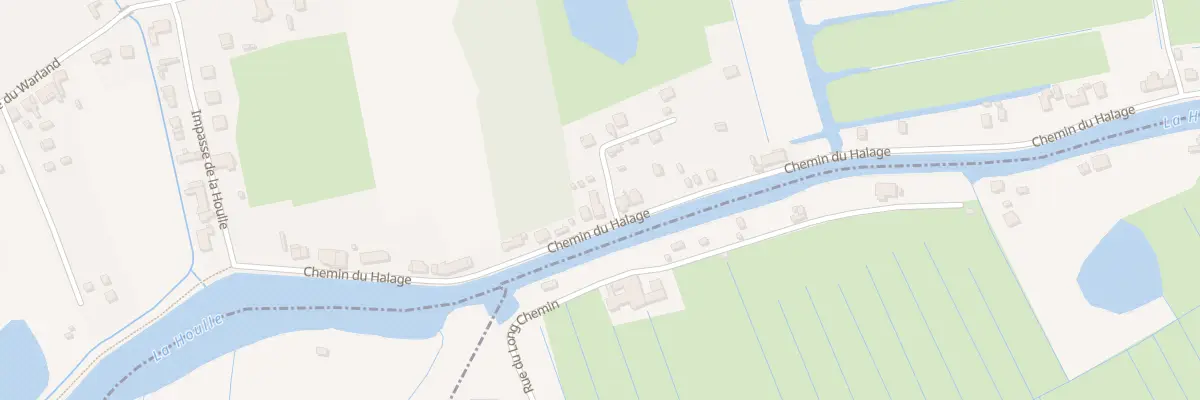 Plan du 20 Che du Halage à Houlle
