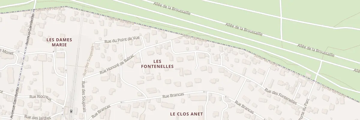 Plan du 39 Rue des Fontenelles à Sèvres