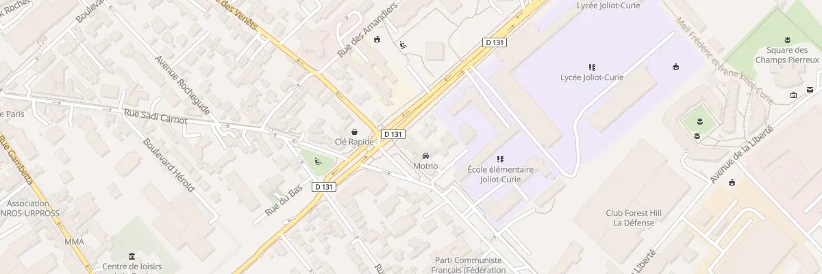 Plan du 27T Rue des Venêts à Nanterre