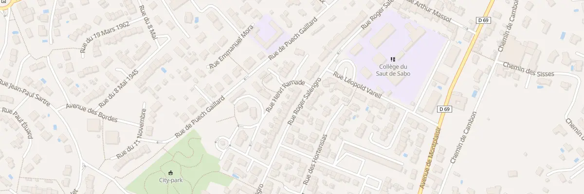 Plan du 60 Rue Roger Salengro à Saint-Juéry