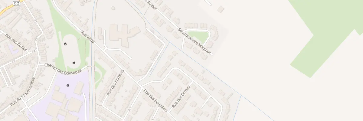 Plan du 42 Rue des Platanes à Bourbourg