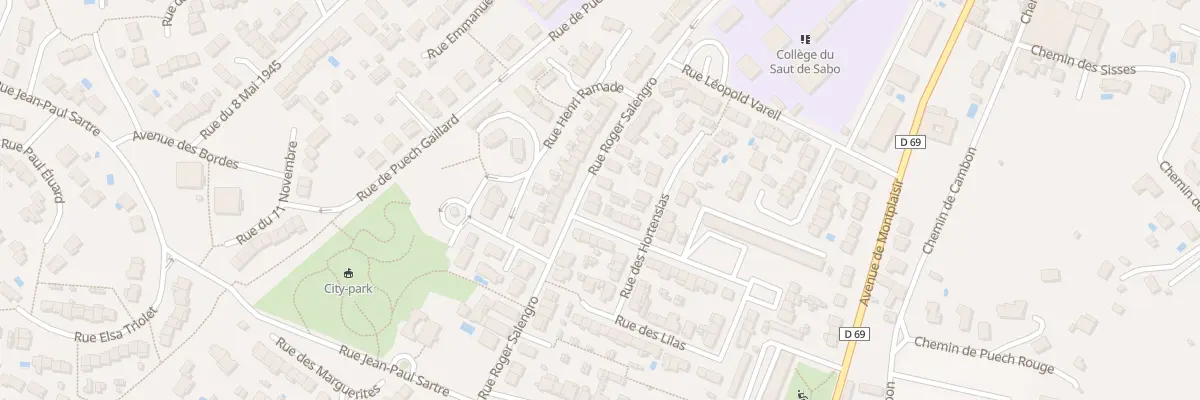Plan du 31 Rue Roger Salengro à Saint-Juéry