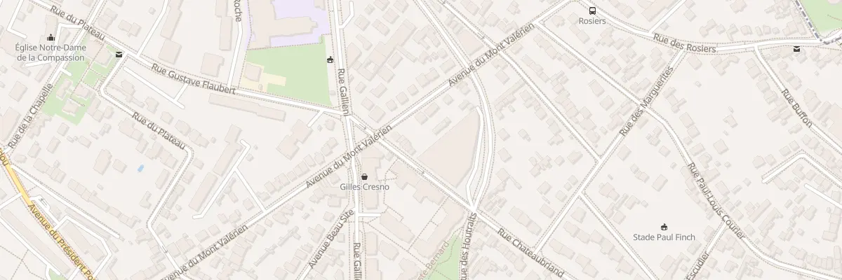 Plan du 17 Rue Chateaubriand à Rueil-Malmaison