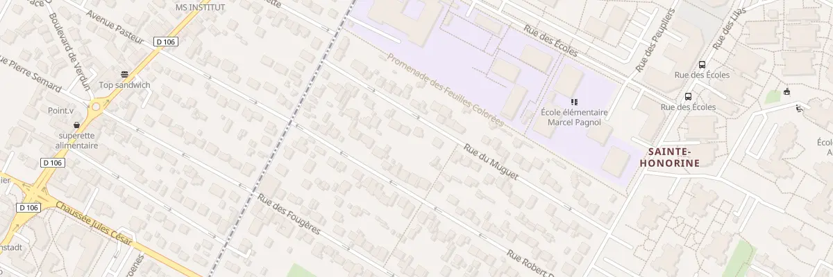 Plan du 24 Rue du Muguet à Taverny