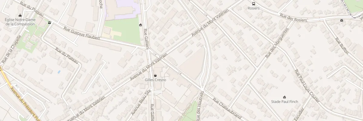 Plan du 19 Rue Chateaubriand à Rueil-Malmaison