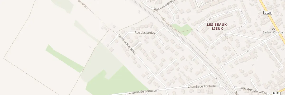 Plan du 18 Rue des Poquettes à Bessancourt