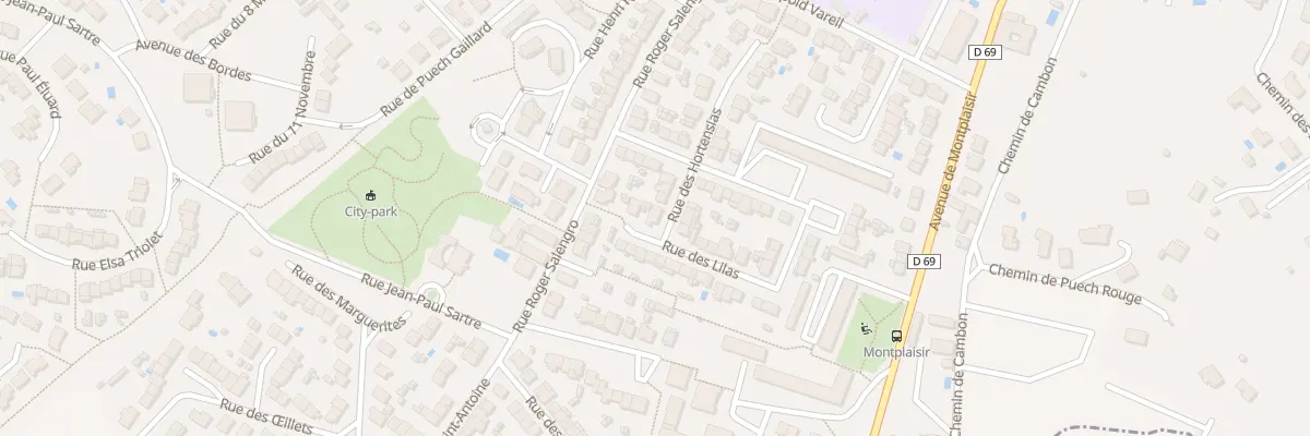Plan du 2 Rue des Hortensias à Saint-Juéry